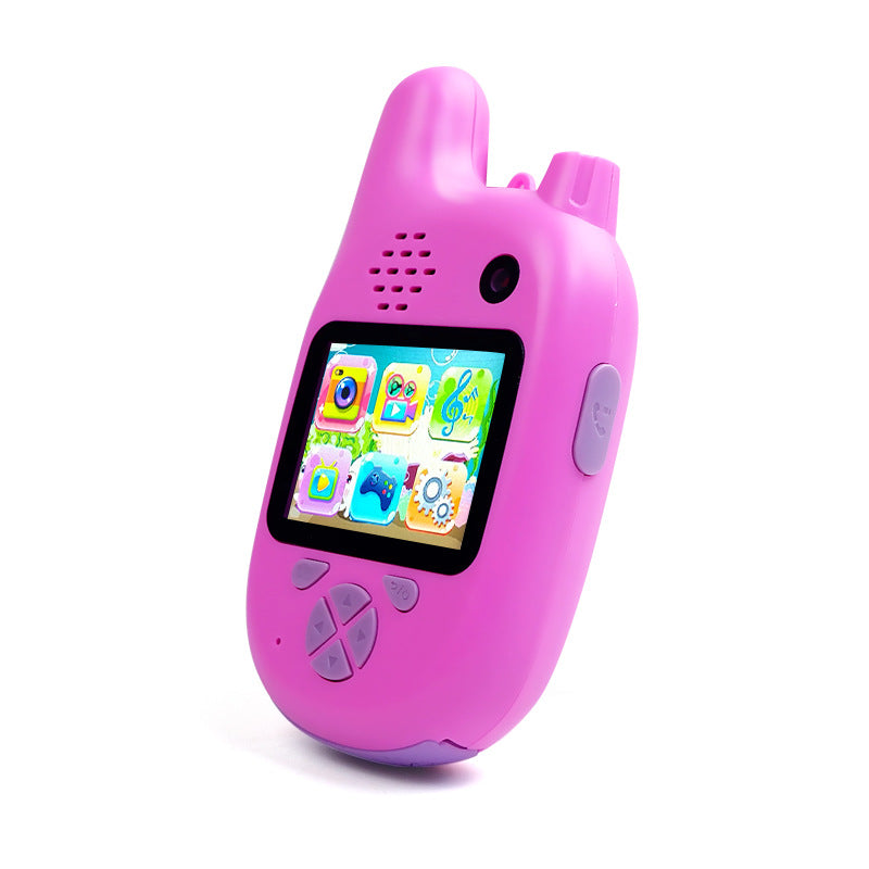 Walkie-Talkie Kids Camera Toys Mini HD Cartoon Cameras Image