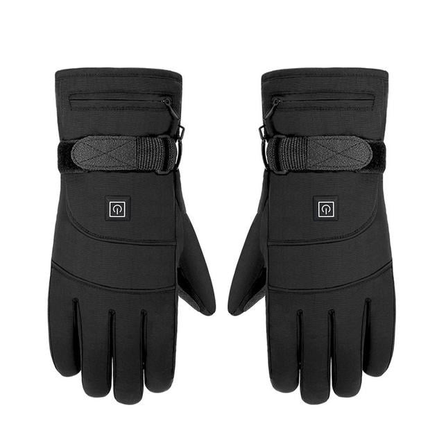 Winter Electric Heated Gloves Motorcycle Touch Screen Gloves Image