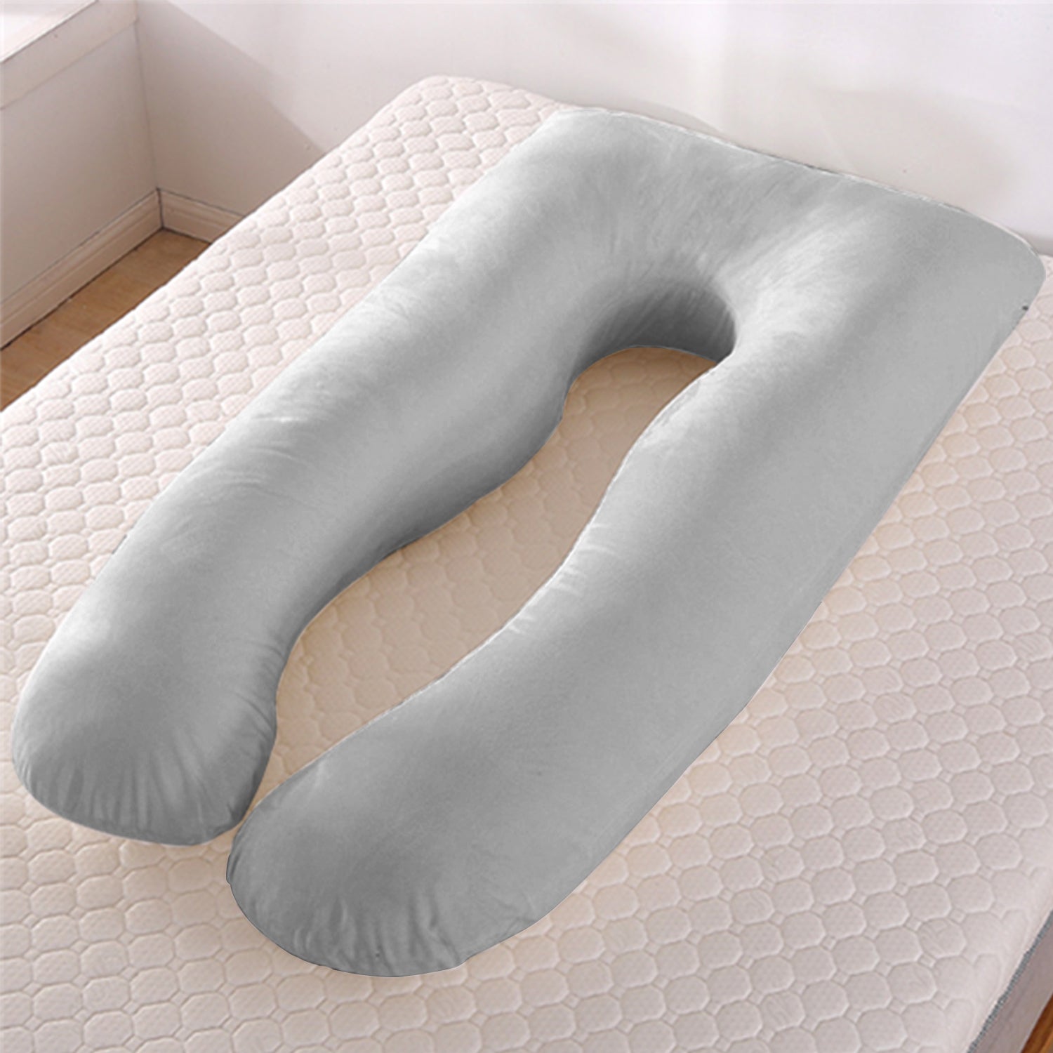 Summer Sleeping Support Pillow For Pregnant Women U Shape Maternity Pillows Pregnancy Ice Silk Image