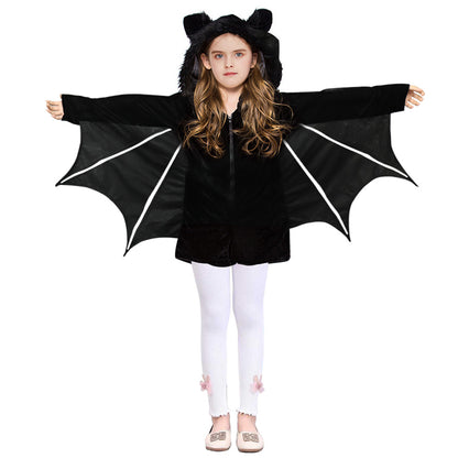 New Halloween Kids Costume Bat Cape