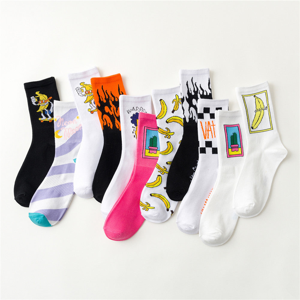 Socks men's middle tube socks Image