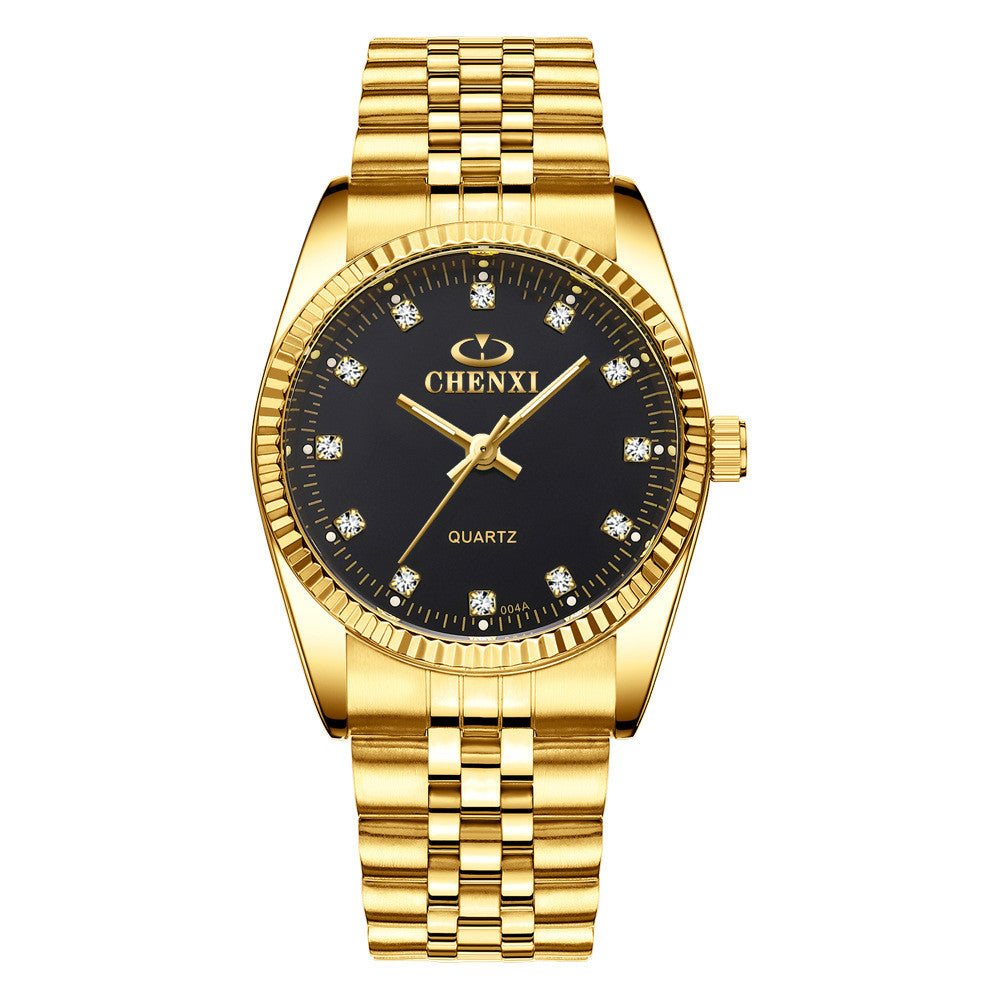 Golden couple watch men Image