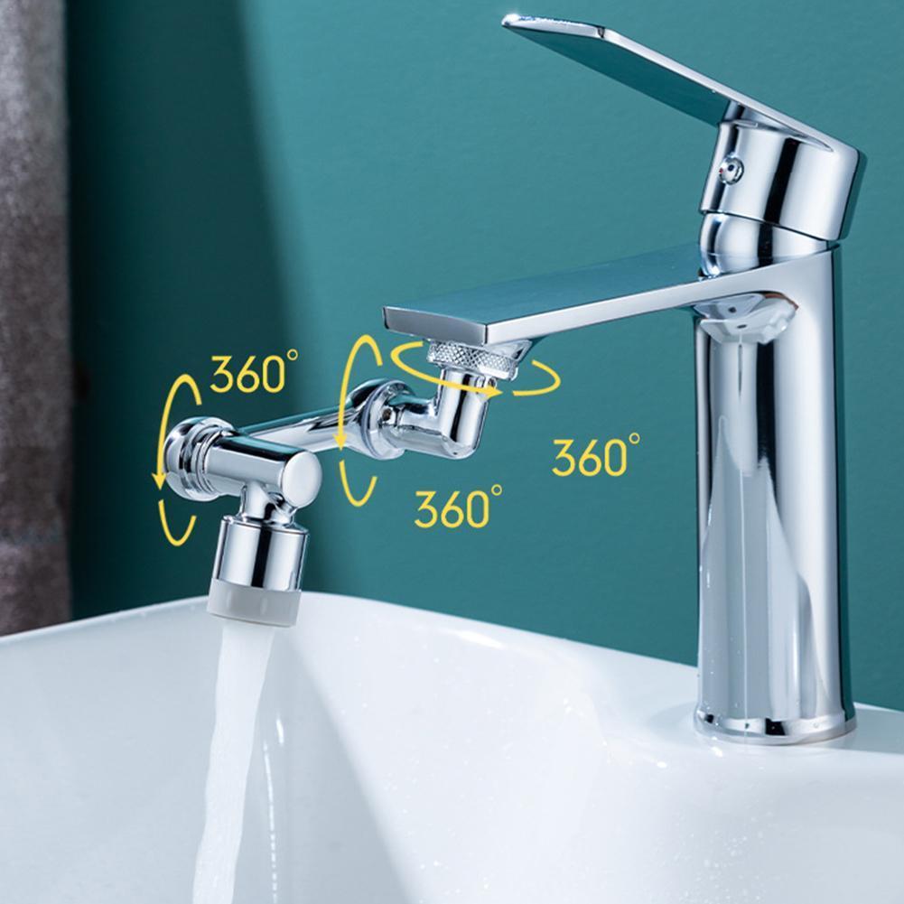 Universal 1080 Swivel Faucet Aerator Multifunction Faucet Extender Universal Swivel Splash Resistant Shower Image