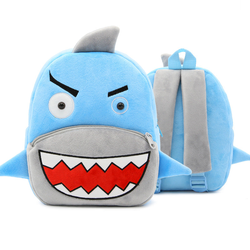 Cute Plush Backpacks Kindergarten Cartoon School Bags Children Animal Toys Bag Image