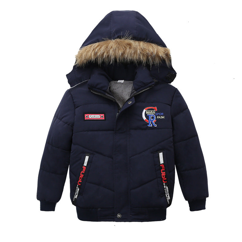 Small And Medium-Sized Boys Cotton-Padded Jackets Image