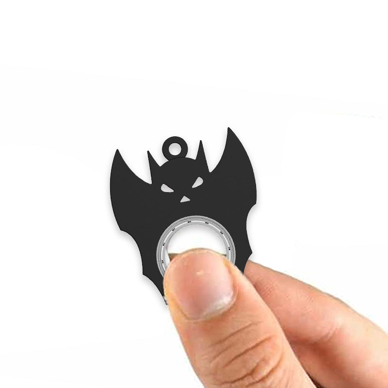 Halloween Creative Fidget Spinner Toy Bat Demon Ghost Keychain Hand Spinner Anti-Anxiety Toy Relieves Stress Bottle Opener Kids Toy Image