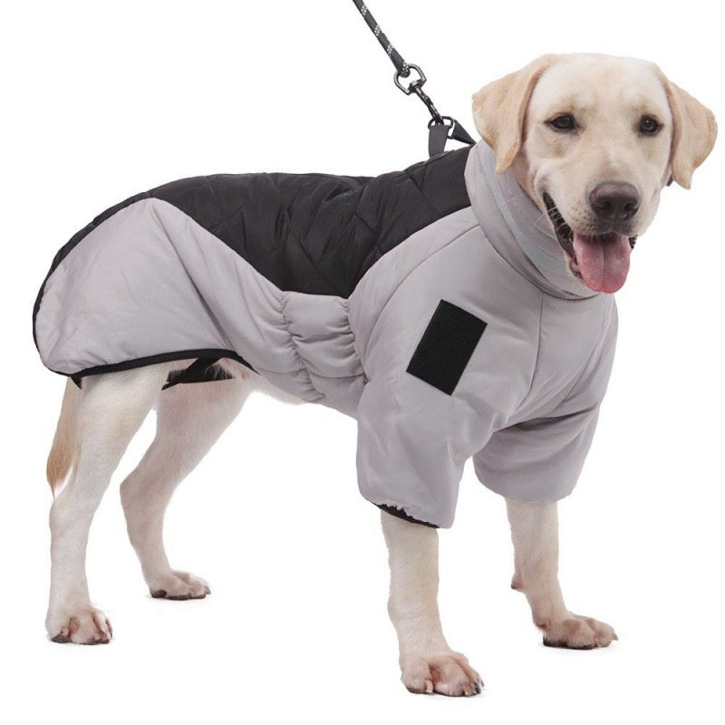 New Winter Dog Coat Waterproof Pet Clothes For Medum Large Dogs Warm Thicken Dog Vest Custome Labrador Jacket Image