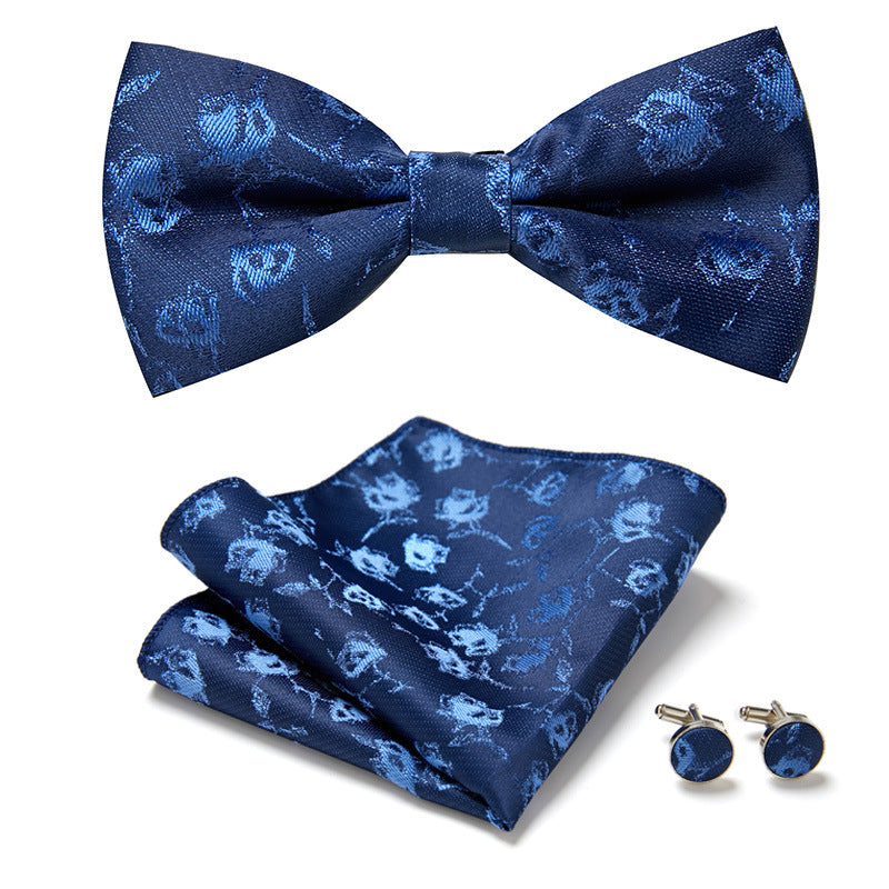 Three Piece Set Of Stylish Bow Ties Image