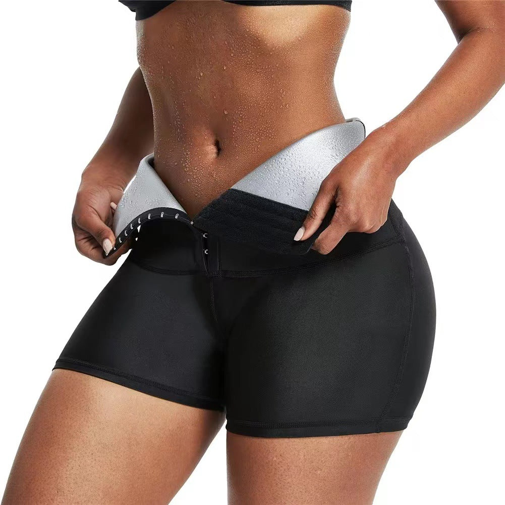 Slimming Pants Waist Trainer Shapewear Tummy Hot Thermo Sweat Leggings Fitness Workout Sweat Sauna Pants Body Shaper Image