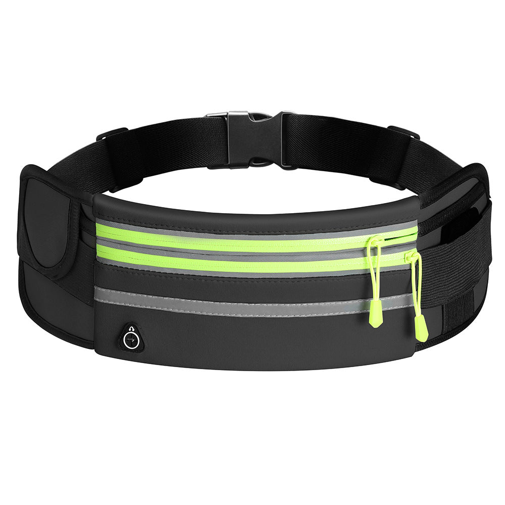 Double Zippers Waist Bags Waterproof Sports Running Fanny Pack Image