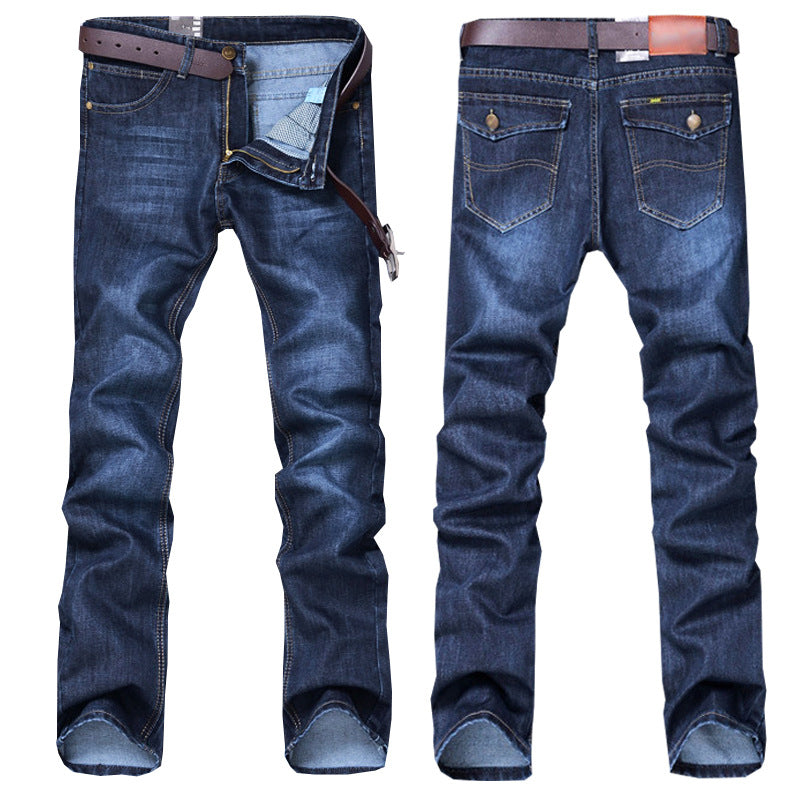 Explosive Fall Winter New Straight Slim Men's Jeans Image