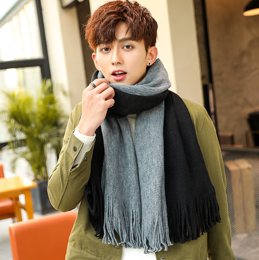 Men Scarves Can Match Colors Fashion Image