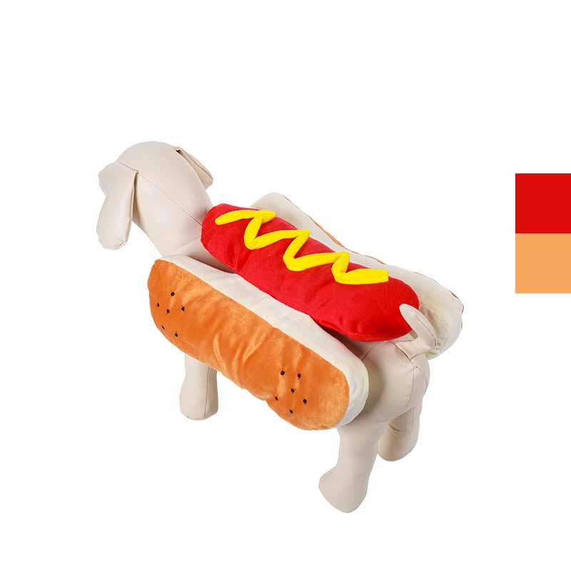 Funny Halloween Costumes For Dogs Puppy Pet Clothing Hot Dog Design Dog Clothes Pet Apparel Dressing Up Cat Party Costume Suit Image