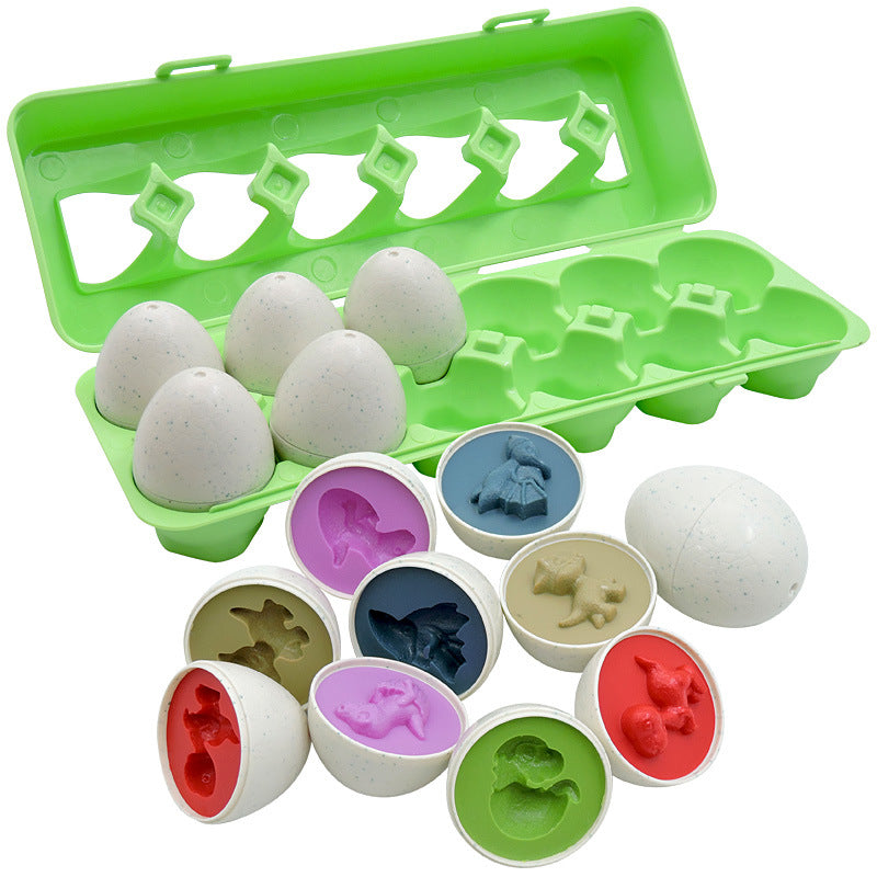 Baby Learning Educational Toy Smart Egg Toy Games Shape Matching Sorters Toys Montessori Eggs Toys For Kids Children Image