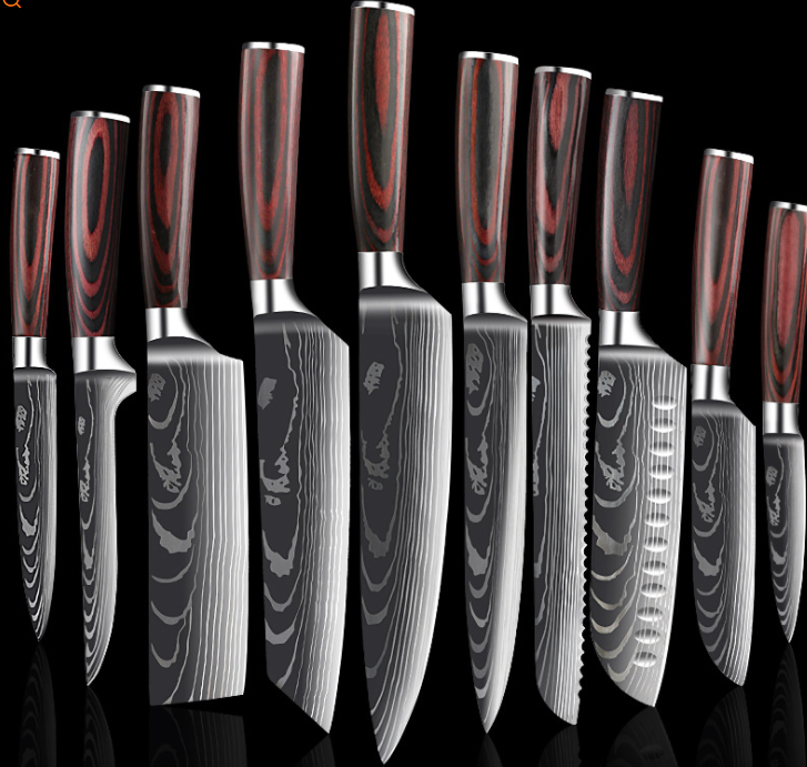 Carpenter's Special Set 6-piece Set 8-piece Set Knife Chef Knife Kitchen Knife Cooking Image