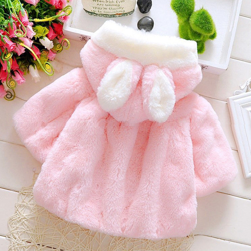 Samantha Rabbit Hood Coat Image