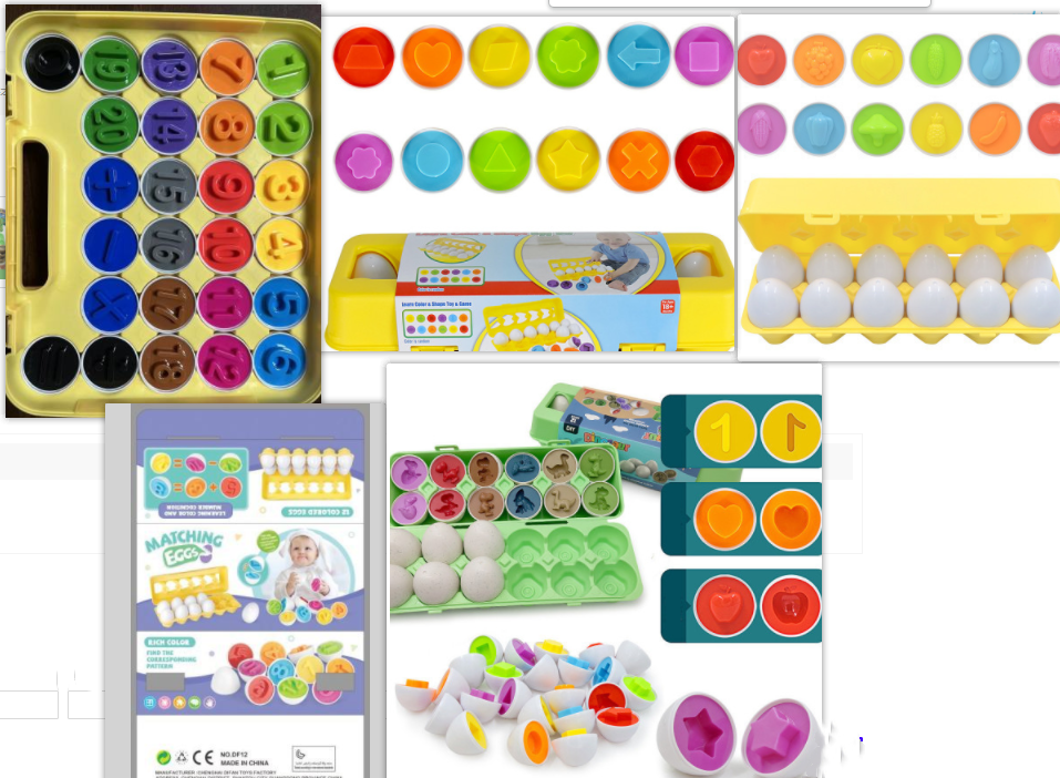 Baby Learning Educational Toy Smart Egg Toy Games Shape Matching Sorters Toys Montessori Eggs Toys For Kids Children Image