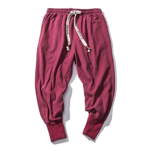 Cotton And Linen Feet Jarem Pants Tide Hip Hop Pants For Man Image