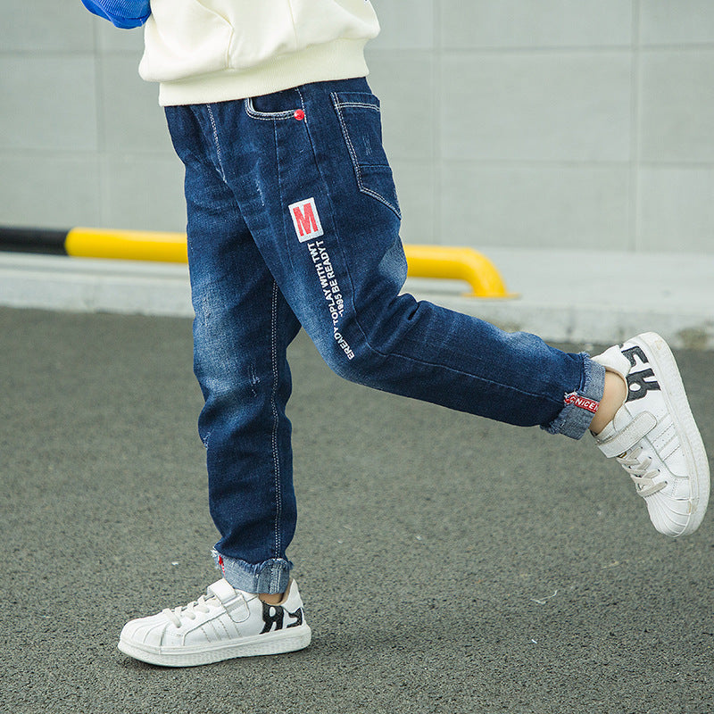 Fashion Jeans For Boys, Children, Korean Style, Long Pants Image