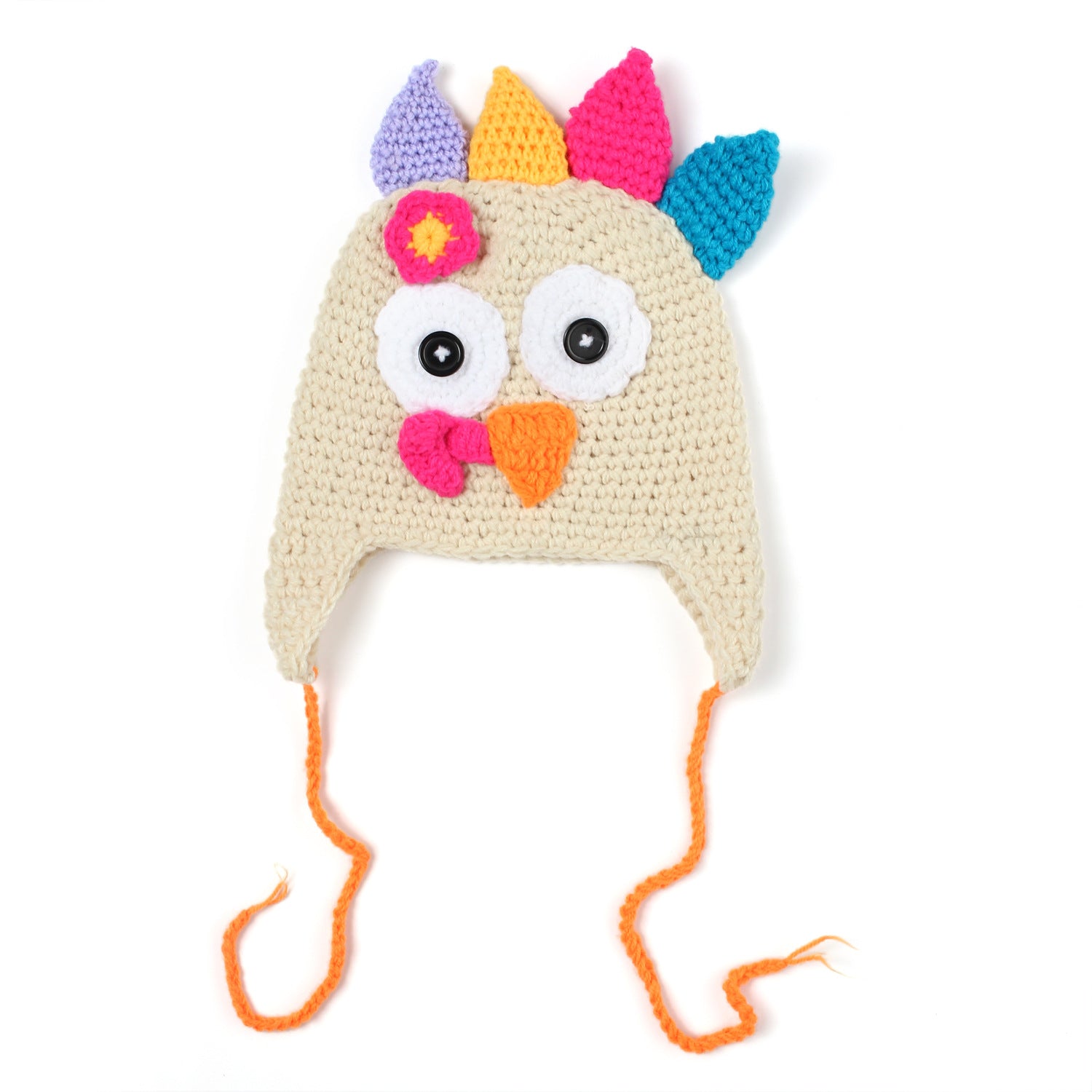 Thanksgiving hand-woven turkey hat Image