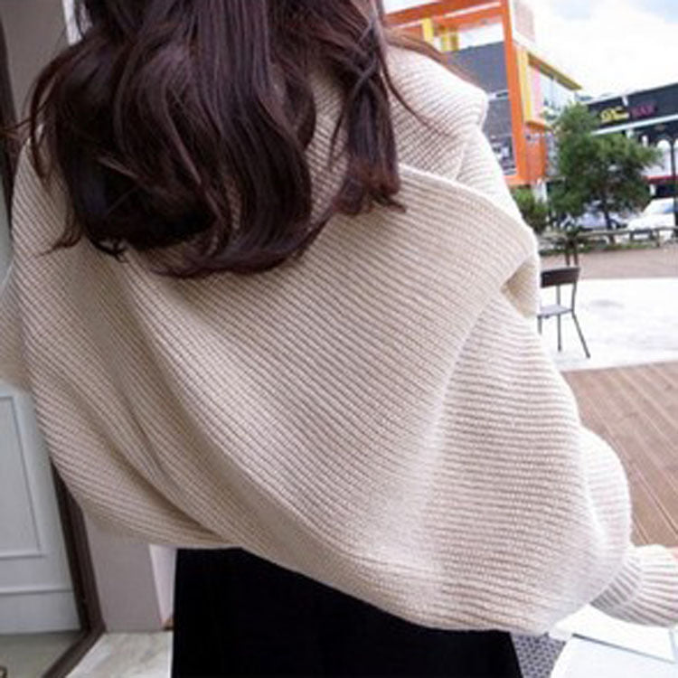 Sweater Scarf Cashmere Ladies Girl Woman Clothing Casual Wear Image