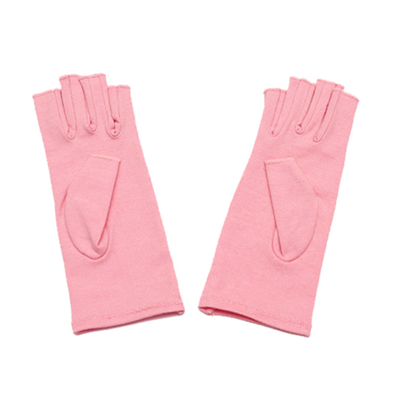 Breathable Health Care Half Finger Gloves Image