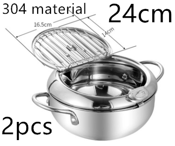 Stainless Steel Telescopic Folding Basket Frying Basket French Fries Degreasing Kitchen Tool Image