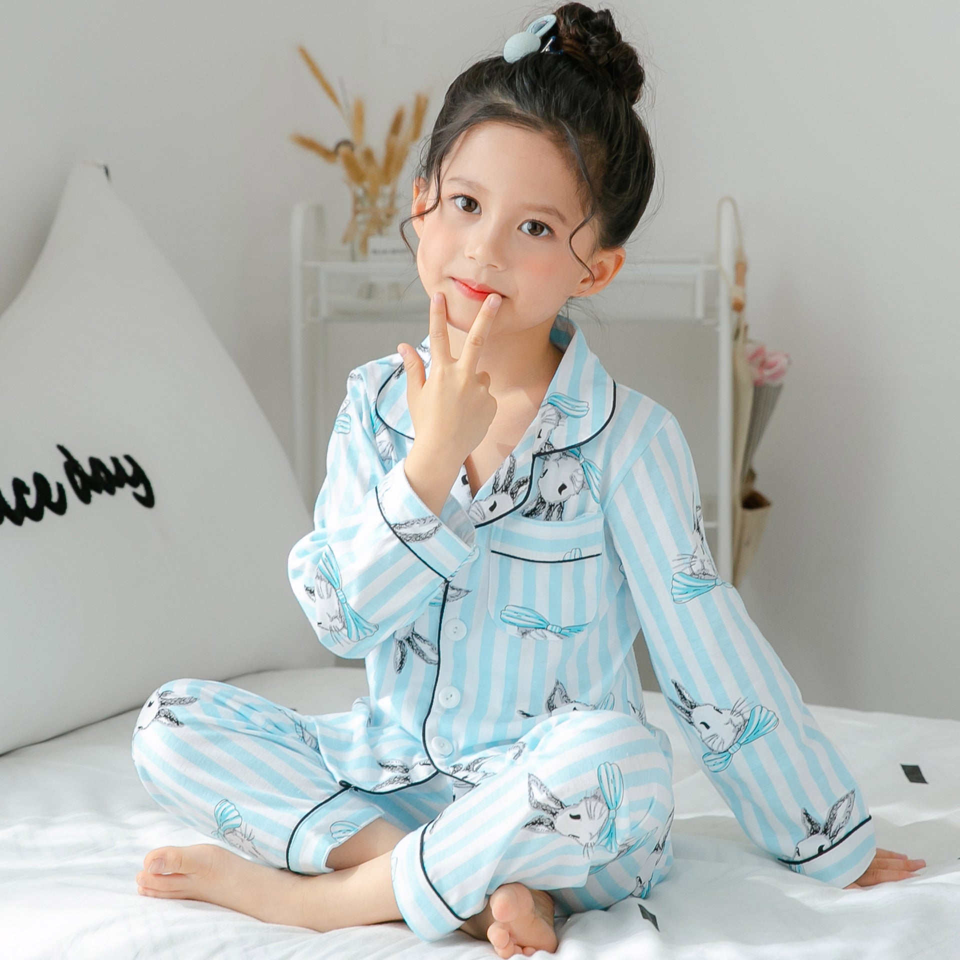 Cotton pajamas for children Image