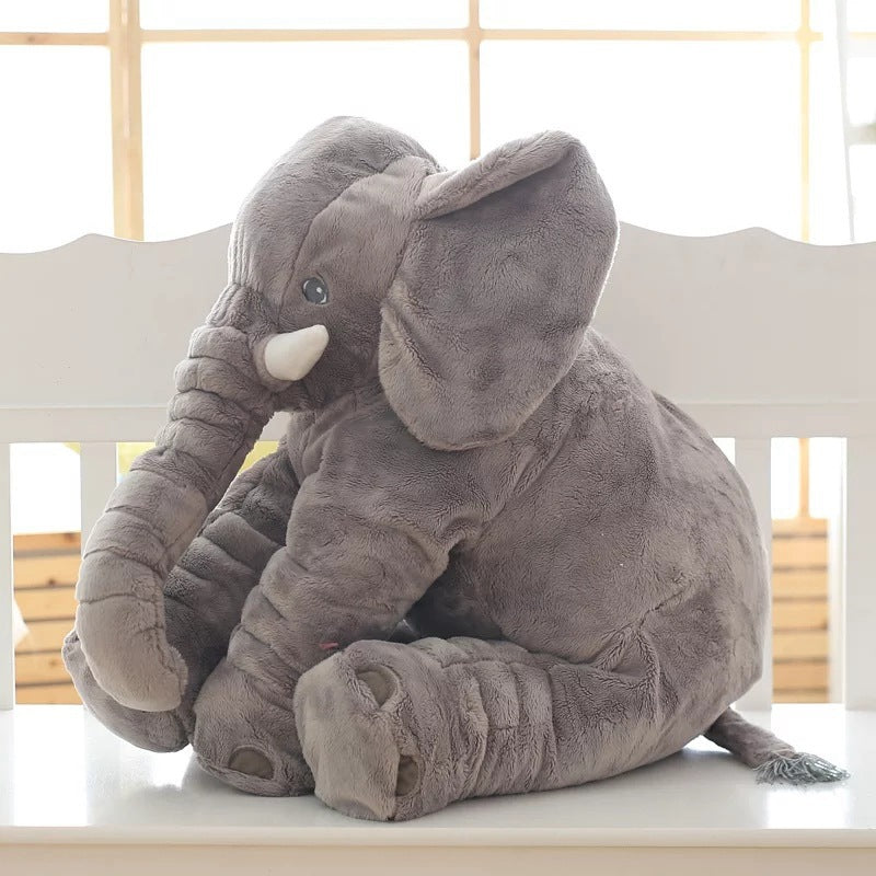 Soft Comfort Elephant Plush Toy  Accompany Sleeping Baby Sleep Child Pillow Leather Shell Image