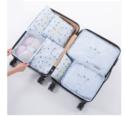 Durable Waterproof Nylon Packing Cube Travel Organizer Bag Image