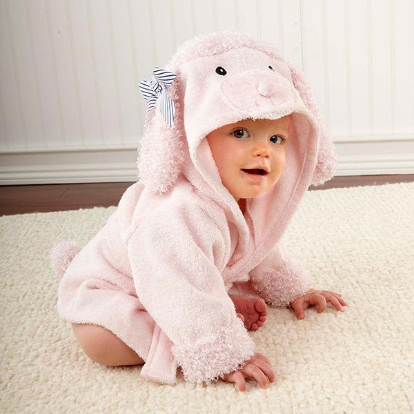 Cartoon Cute Animal Modeling Baby Bath Towels Baby Bathrobes Cotton Children's Bathrobes Baby Hooded Image