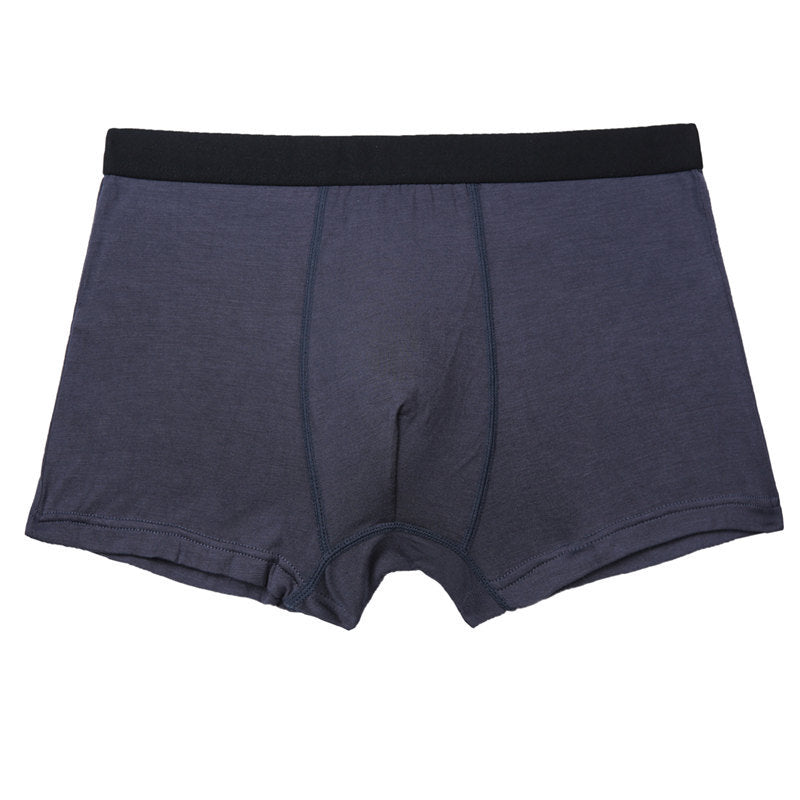 Pure Color Bamboo Fiber Men Underwear Image