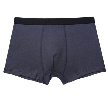 Pure Color Bamboo Fiber Men Underwear