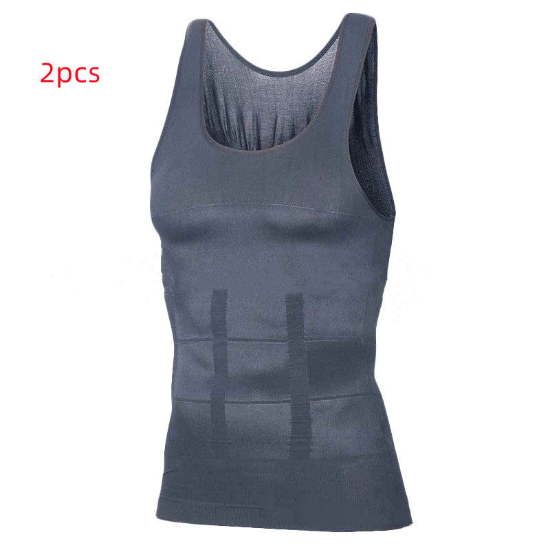 Men Body Tummy Shaper Vest Image