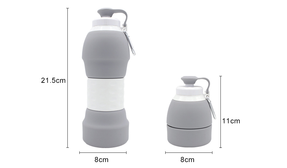 Silicone folding water bottle Image