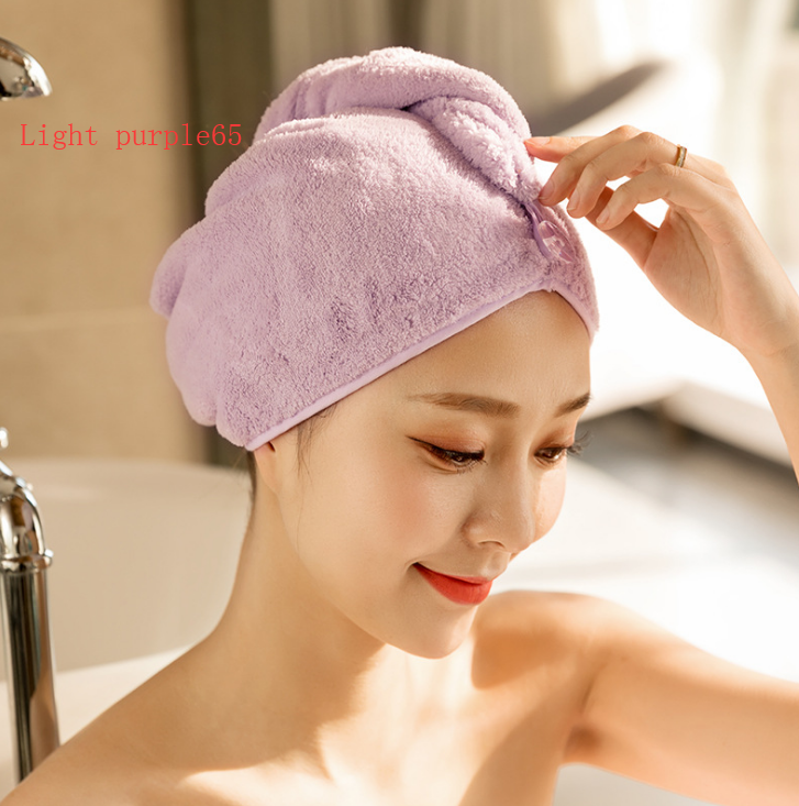 Women's Hair Dryer Cap, Absorbent Dry Hair Towel Image