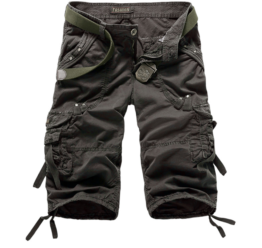 Workwear Shorts Multi-pocket Pants Image