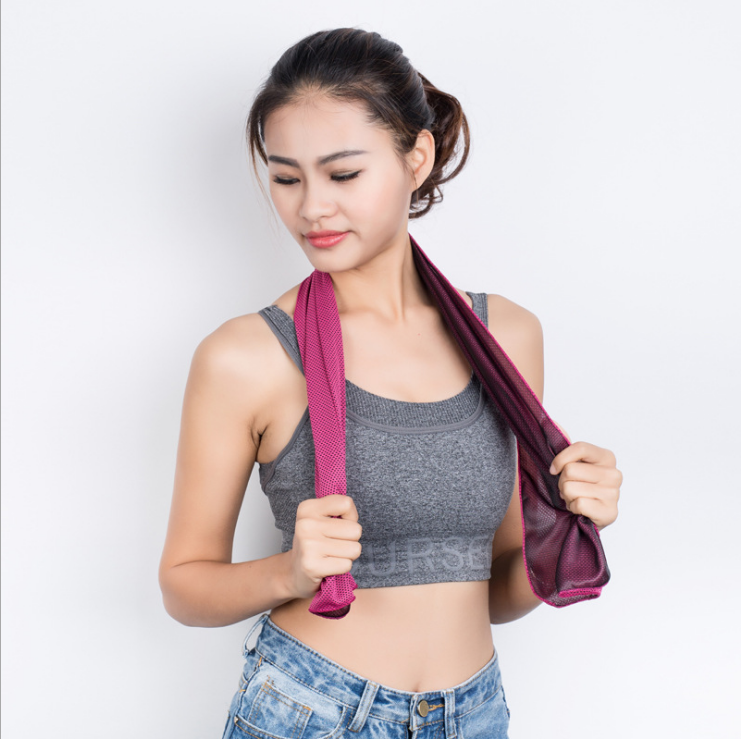 Sports Quick-Drying Cooling Towel Swimming Gym Travel Cycling Gym Club Yoga Sports Cold Feeling Sport Towels To Take Carry Hot Image