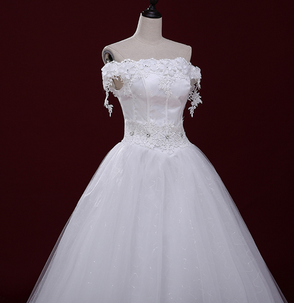 Wedding Dresses Strapless Lace