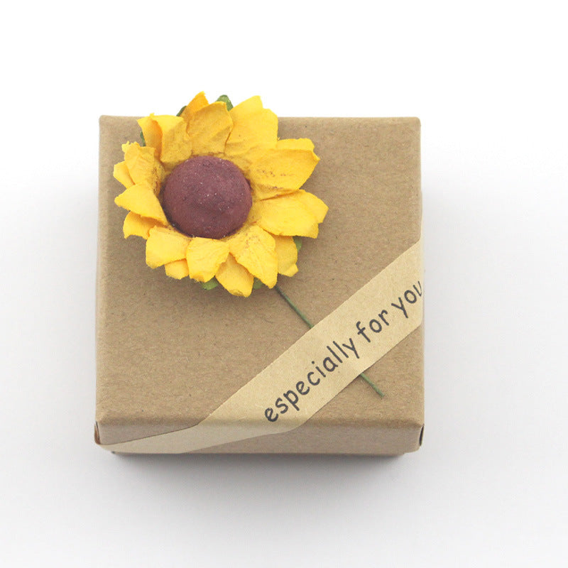 Sunflower Double Lettering Necklace Image