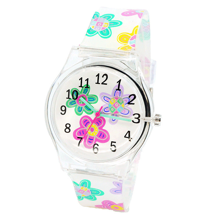 Cute girl watch quartz watch Image