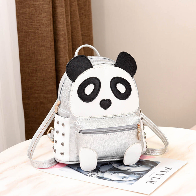 Cartoon panda backpack Image