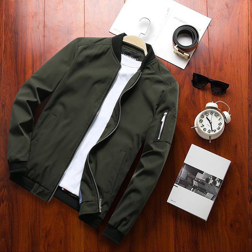 Jacket Casual Jacket Men's Baseball Uniform Youth Trend Image