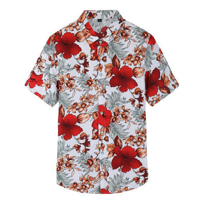 Hawaiian printed men's shirt Image