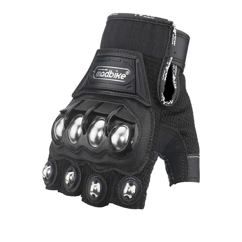 Madbike Gloves Motorcycle Half Finger Gloves Image