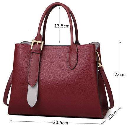 Leather handbags atmospheric messenger bag Image