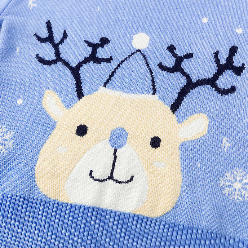 Christmas snowflake fawn sweater Image