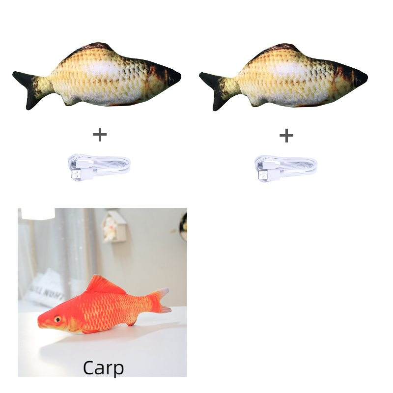 Without Cat Nip Version - Electric Jumping Fish Simulation Electric Fish Toy Image