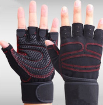 Half finger gym gloves Image