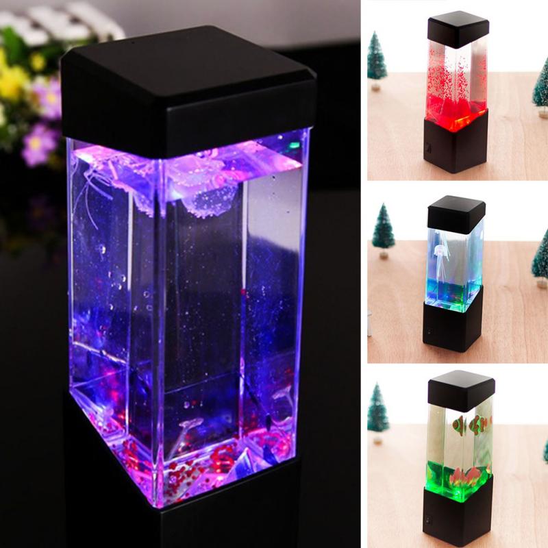 Colorful LED jellyfish night light Image